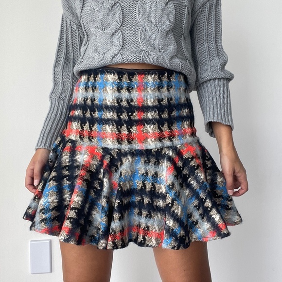 Tweed Mini Skirts
